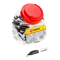 Маркер столярный мини TOPEX 80 шт. черный (14A895)