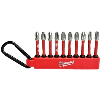 Набор бит ударных Milwaukee Shockwave 1/4" 10 шт. (4932492939)