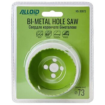 Коронка универсальная Alloid Bi-Metal 73 мм (HS-30073)
