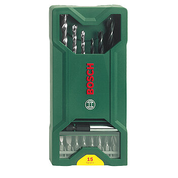 Набір біт і свердел Bosch Mini-X-Line 15 шт. (2607019579)