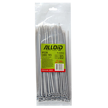 Хомут нейлоновый Alloid 3,6 х 200 мм 100 шт. (PC-36200G)
