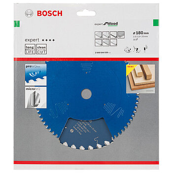 Диск пильный по дереву Bosch Expert for Wood 180x20х1,6мм (2608644030)