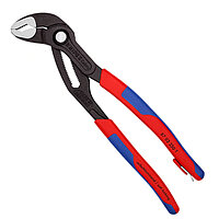 Клещи переставные KNIPEX Cobra Cr-V 250 мм с кнопочным фксатором и карабином (87 02 250 T)