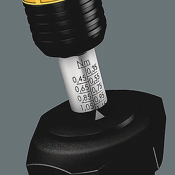 Отвертка-битодержатель динамометрическая WERA Kraftform 7441 ESD 1/4" 1,2-3,0 Нм с антистатическим покрытием (05074731001)