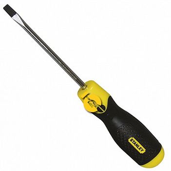 Отвертка шлицевая Stanley Cushion Grip SL6.5 х 150мм (0-64-919)