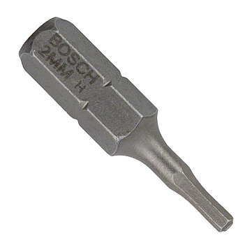 Бита Hex Bosch Extra Hard 1/4" 2,0 мм 3 шт. (2607001718)