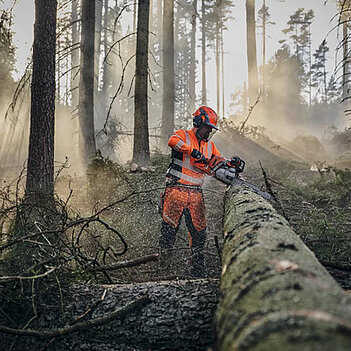 Футболка сигнальна з довгим рукавом Husqvarna Technical High Viz розмір L (5963038-54)