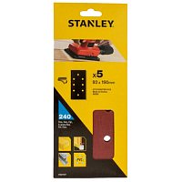 Шлифовальная бумага Stanley 93х190мм P240 5шт. (STA31527)