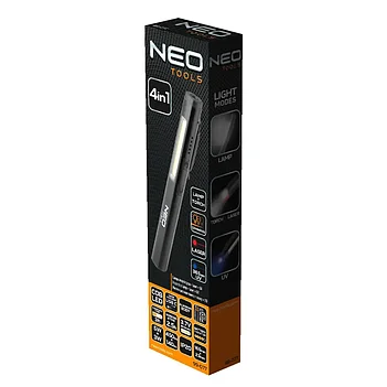 Фонарь аккумуляторный Neo Tools 3,7В 4в1 (99-077)