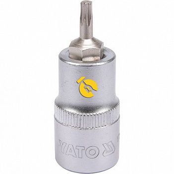 Головка торцевая с битой Torx Yato 1/2" T25 (YT-04311)