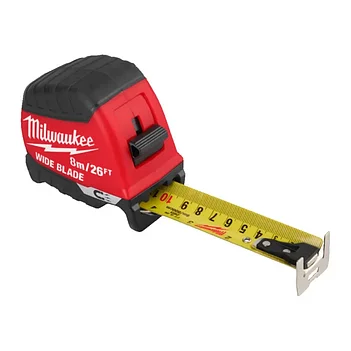 Рулетка Milwaukee WIDE BLADE MAGNETIC 8 м (4932499210)