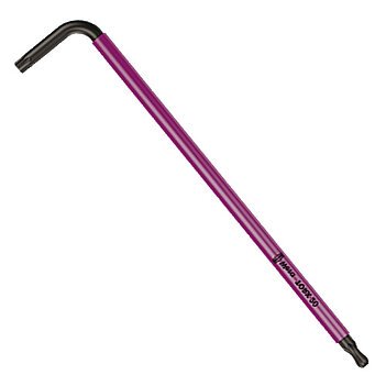 Ключ Torx Г-образный с шаром WERA 967 SPKL BO Multicolour с отверстием TX15 (05024353001)