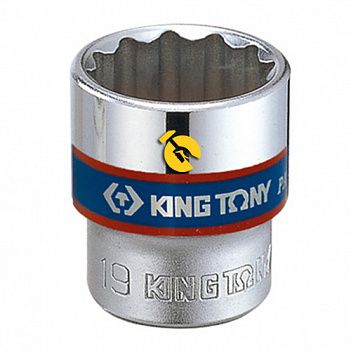 Головка торцевая 12-гранная King Tony 3/8" 13мм (333013M)