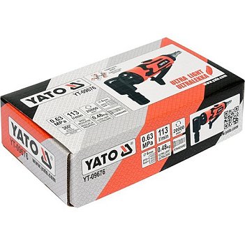 Шліфмашина пневматична кутова Yato (YT-09676)