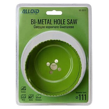 Коронка універсальна Alloid Bi-Metal 111 мм (HS-30111)
