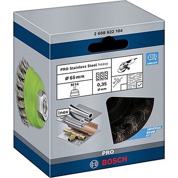 Щітка дротяна Bosch 65 мм (2608622104)