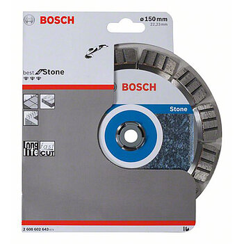 Диск алмазный сегментированный Bosch PRO Best for Stone 150х2,4х22,23 мм 1 шт. (2608602643)