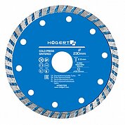 Диск алмазний турбо Hoegert 230х2,8х22,23мм 1шт (HT6D755)