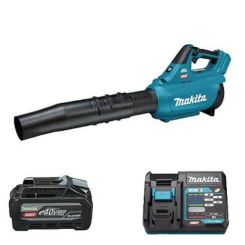 Повітродувка акумуляторна Makita XGT + акумулятор + зарядний пристрій (SET-UB001GZ-PROMOXGT)