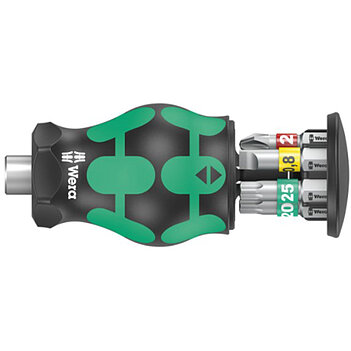 Отвертка с набором бит WERA Kraftform Kompakt Stubby Magazin 1 7 шт. короткая (05008873001) Отвертка с набором бит WERA Kraftform Kompakt Stubby Magazin 1 7 шт. короткая (05008873001)