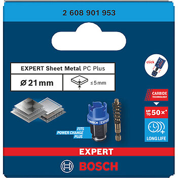 Коронка по металлу Bosch Expert Sheet Metal PC Plus HS 21 мм (2608901953)
