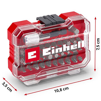 Набір біт з бітотримачем Einhell XS-Case S2 1/4" 32 шт. (118693)