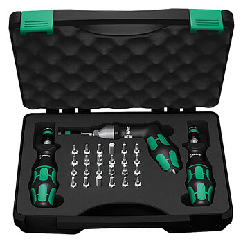 Викрутка динамометрична з набором біт WERA Kraftform 7440/41/42 0.3-6.0 Нм 27 шт. (05074739001) Викрутка динамометрична з набором біт WERA Kraftform 7440/41/42 0.3-6.0 Нм 27 шт. (05074739001)