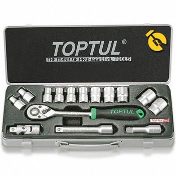 Набор инструмента Toptul 1/2" 15ед. 12PT (GCAD1504)