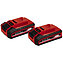 Аккумулятор Li-Ion Einhell Power-X-Change Plus Twinpack 18,0В 4,0 А/ч 2 шт. (4511629)