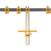 Линейка-шаблон для разметки отверстий VOREL 200 мм (18180)