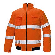 Куртка утеплена сигнальна CERVA CLOVELLY 2в1 помаранчева розмір XXXL (Clovelly-JCT-ORG-XXXL)