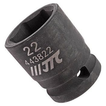 Головка торцевая 6-гранная ударная JTC 1/2" 22мм (443822 JTC)