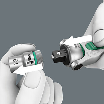 Набор инструмента WERA Zyklop Speed 8100 SA/SC 2 1/4", 1/2" 43 ед. 6PT (05160785001)