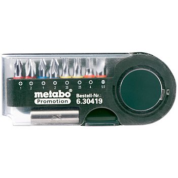 Набор бит  Metabo Promotion 1/4" 9 ед.  (630419000)