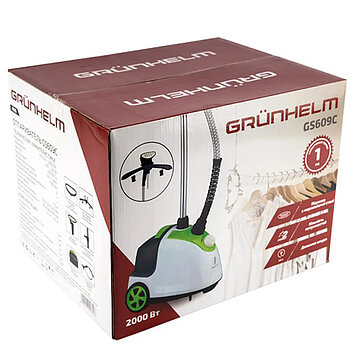 Відпарювач ручний Grunhelm GS609C + вішалка (75405)