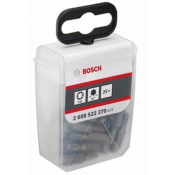 Бита Torx Bosch Extra Hard 1/4" T20 25шт (2608522270)