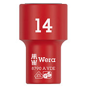 Головка торцева 6-гранна діелектрична WERA 8790 A VDE 1/4" 14 мм (05005940001)