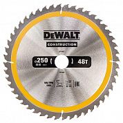 Диск пиляльний по дереву DeWalt Construction 250х30x2,0 мм (DT1957)