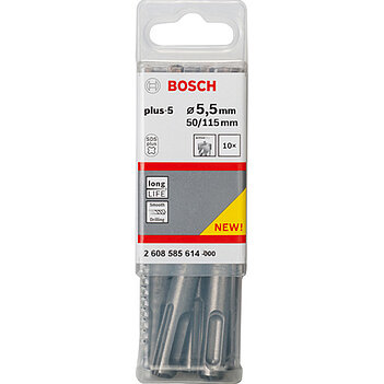 Бур по бетону Bosch SDS-Plus-5 5,5x50x115 мм 10 шт. (2608585614)