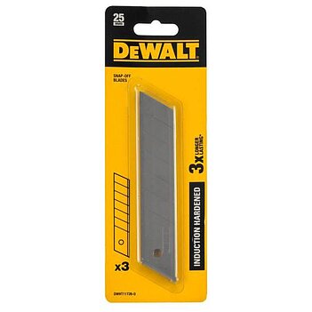 Лезо для ножа сегментоване DeWalt 25 мм 3 шт (DWHT11726-0)