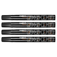 Маркер столярный Neo Tools 4 шт. черный (13-850)