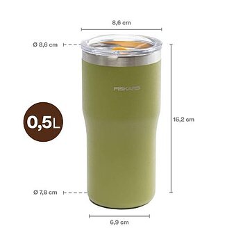 Термокружка Fiskars On-the-go 500 мл (1078763)