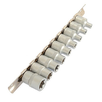 Набір головок Star MASTERTOOL 3/8" 9 шт (78-3809)
