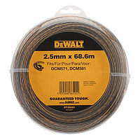 Косильна струна вита DeWalt 2,5мм / 68,6м (DT20652)