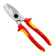 Кабелерез диэлектрический KNIPEX 200 мм с двойными режущими кромками 1000V VDE (95 16 200)