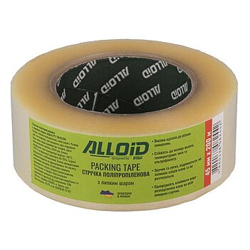 Скотч прозорий Alloid 45мм х 200м 1шт. (PT-3845180)