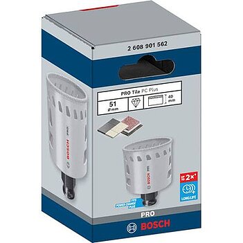Коронка по плитке Bosch PRO Tile PC Plus 51 мм (2608901562)