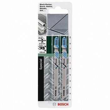 Полотно пильное по металлу Bosch Special for Alu HSS T127D 100мм 2шт (2609256736)