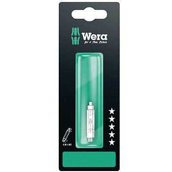 Бита Hex/Torx WERA 9507 SB 4в1 1/4" 2,5 мм, 5,0 мм, 6,0 мм / TX25 1 шт. велосипедная (05073202001)