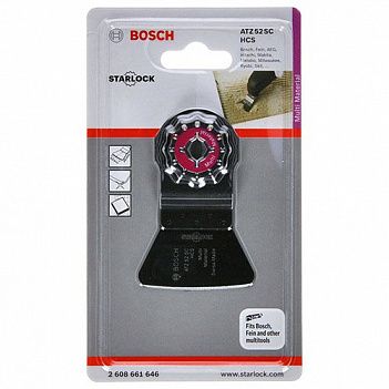 Скребок Bosch жесткий HCS 52x26 мм (2608661646)